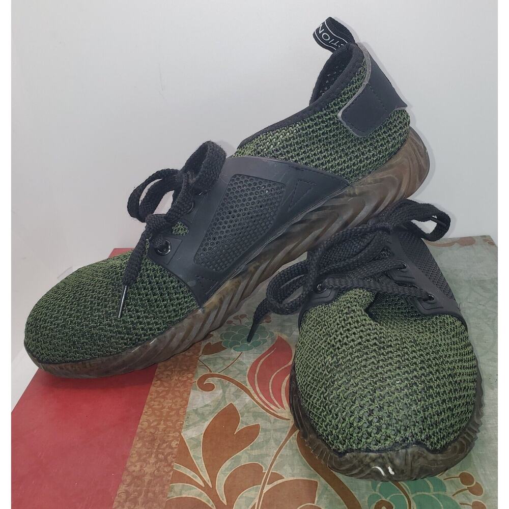 The Invincible Shoes Defender Steel Toe Shoes in Emerald Sz 45 Eur 11 - 11.5 US